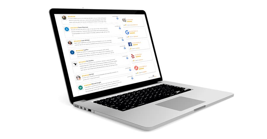 review feed on your site